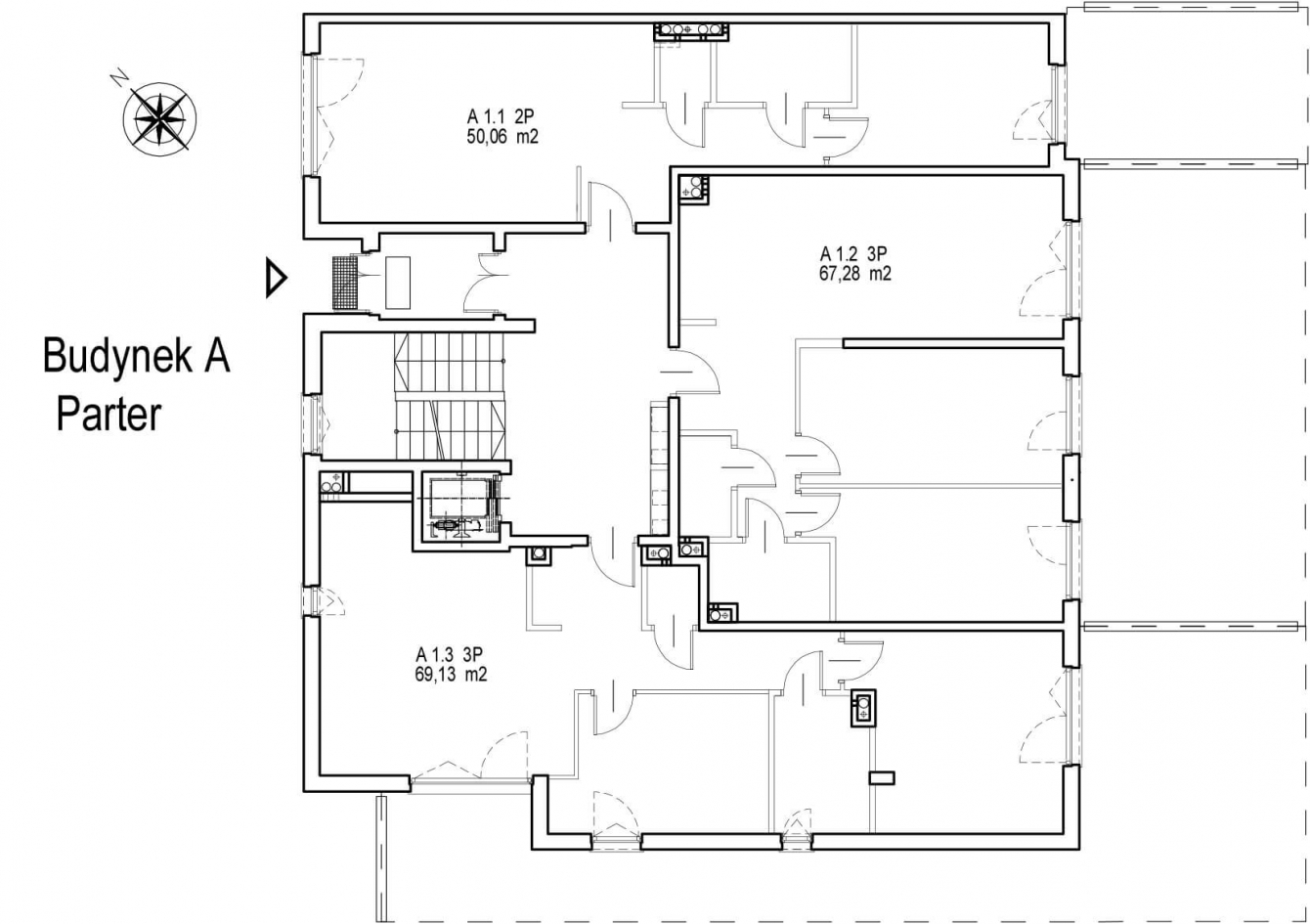 Osiedle Radnych 2 - Budynek A - Parter